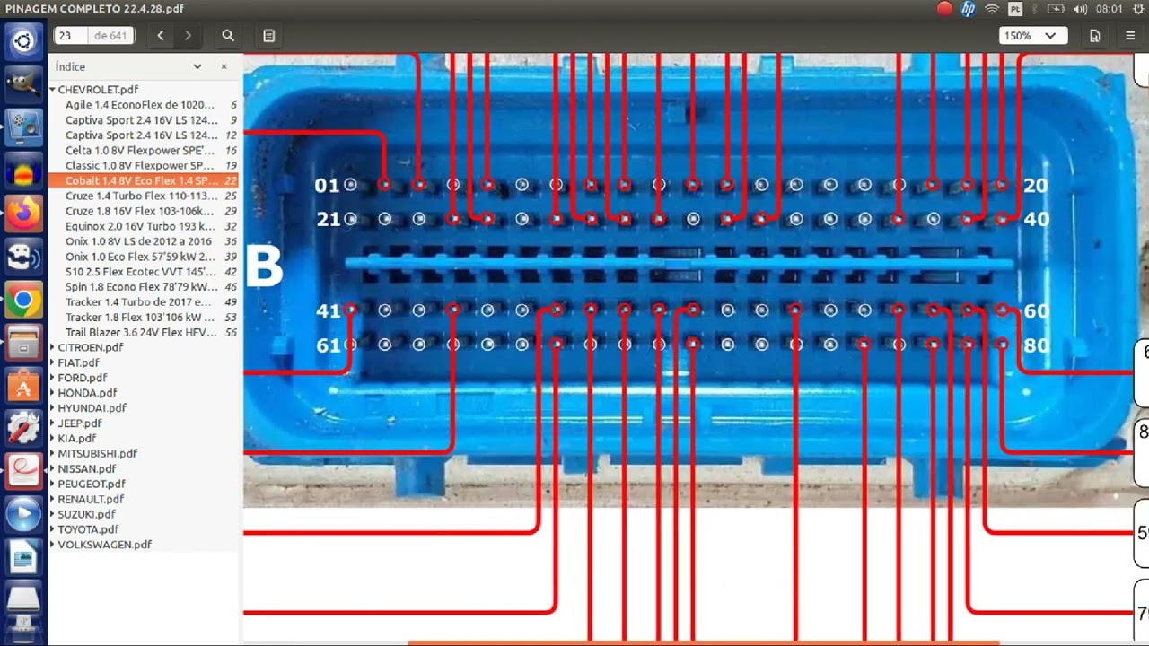 Manual Esquema Elétrico de pinagem de módulos ECU em pdf