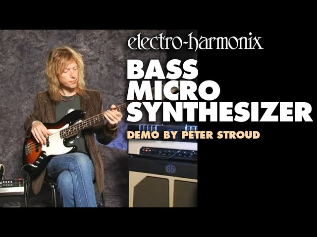 Video teaser for Electro-Harmonix Bass Micro Synthesizer Analog Microsynth Pedal (Demo by Peter Stroud)