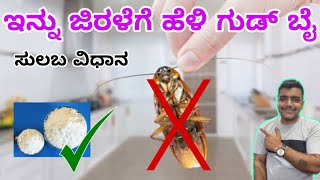 100 ರೂಪಾಯಿ ಸಾಕು । Home remedy for cockroach | How to get rid off cockroaches from home and kitchen