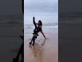 ShriyaSaran Playing With Her Daughter At Beach Shorts Ytshorts Tupaki