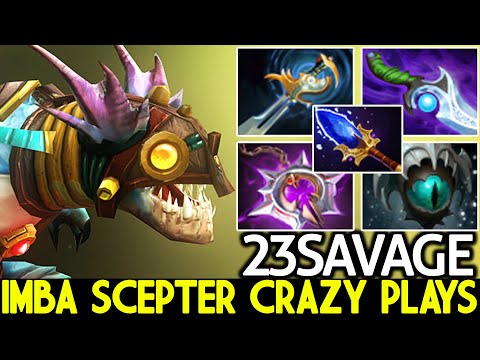 23SAVAGE [Slark] Imba Scepter Crazy Plays Top Pro Carry Dota 2
