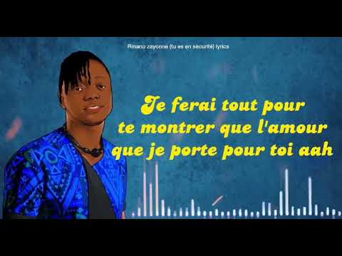 Rmano Zayonne  - Tu es en Sécurité ❤️