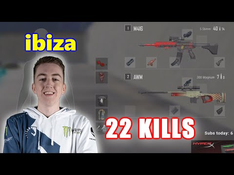 Team Liquid ibiza - 22 KILLS - M416+AWM - SOLO - PUBG