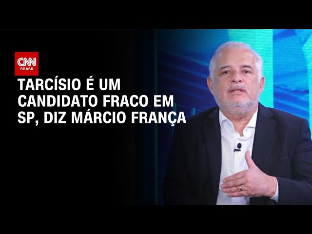 França: Tarcísio é um candidato fraco em São Paulo | BASTIDORES CNN