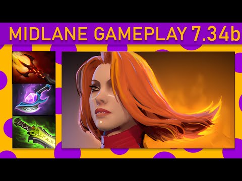 ⭐ Somnus Lina Mid Gameplay - Dota 2