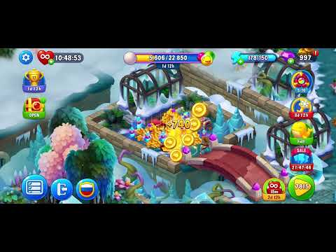Fishdom 7814 level Gameplay Story