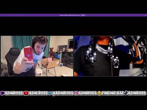 Adin Ross & Blou Talent Show *CRAZY* Aqua Raps Freestyle