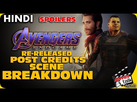 Avengers Endgame Re Release Post Credit Scene Breakdown