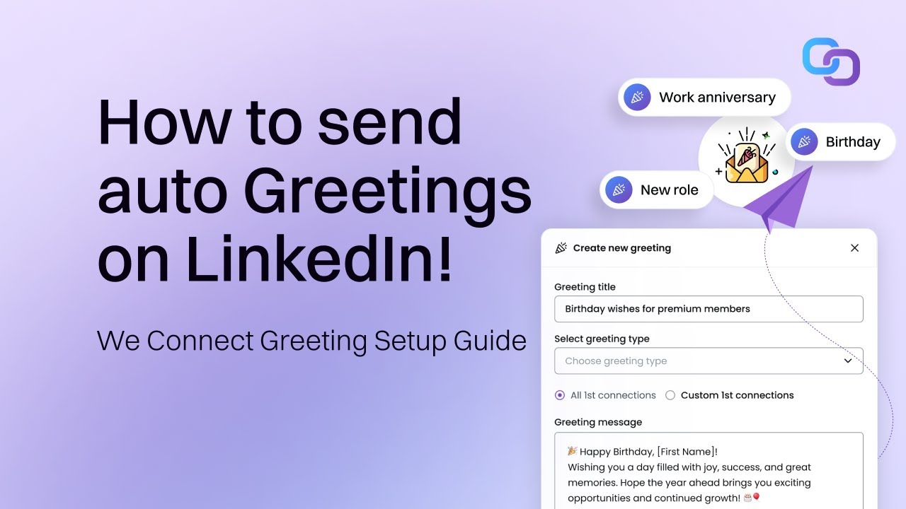 We‑Connect Tutorial: How to Send Automated Birthday & Job Anniversary Messages (2026)
