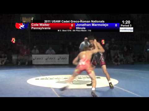 Cadet Greco 5th 112 - Cole Walter (PA) vs. Jonathan Marmolejo (IL)