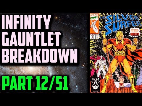 SERIOUS GEEKS ONLY - Infinity Gauntlet, The Complete Saga 12/51 - Silver Surfer #46