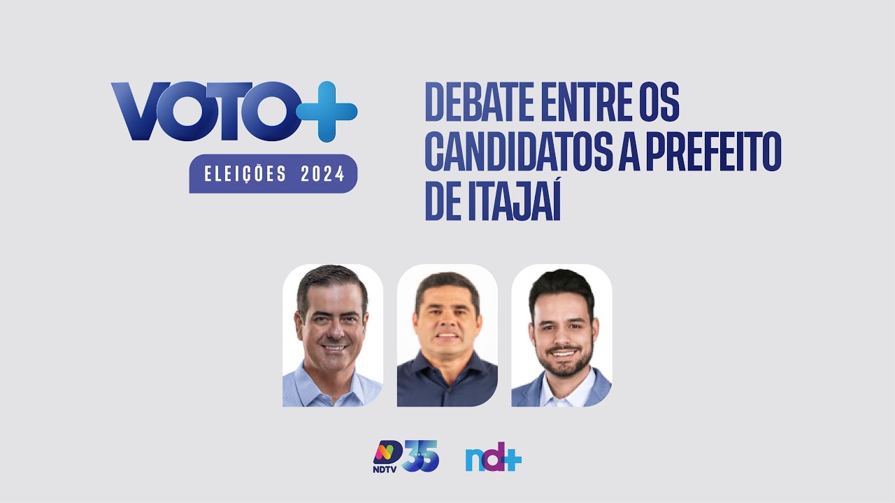 Debate à Prefeitura de Itajaí | Eleições 2024 | ND Mais (05/09/2024)