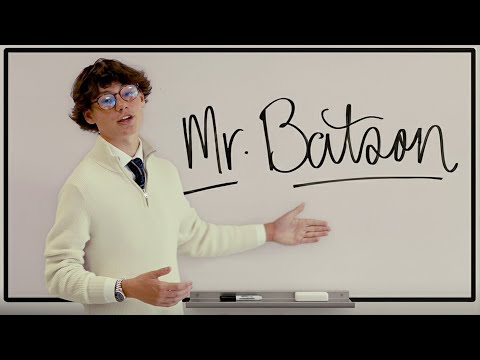 Mr. Batson: Class is in Session