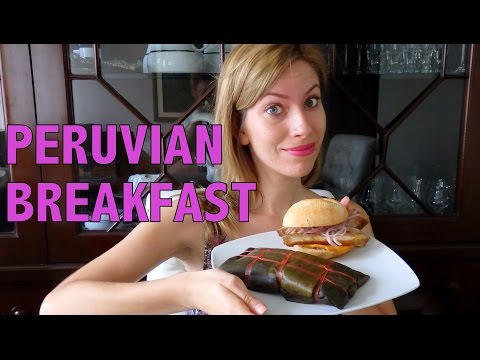 Traditional Peruvian Breakfast at Home ๐ฅช Eating Tamales & Pan Con Chicharrรณn ๐ต๐ช Lima Food Vlog ๐