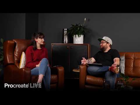 Procreate Live: Max Ulichney demonstrates Brush Studio in Procreate 5