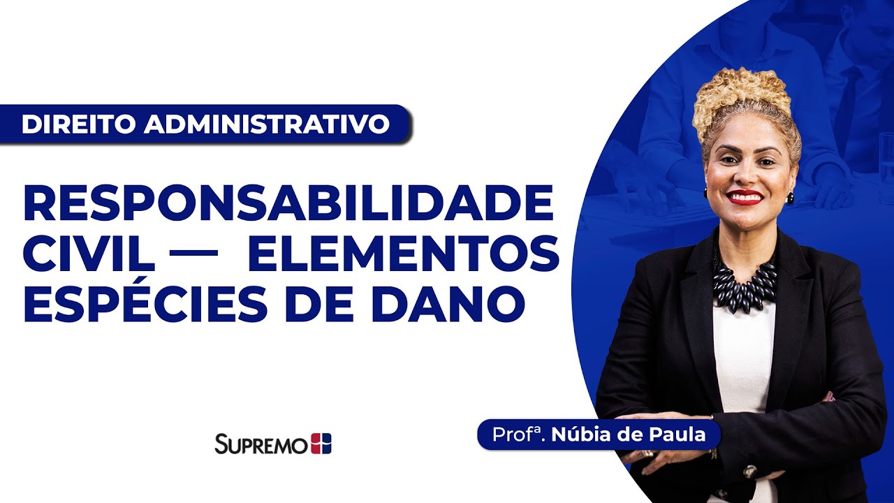 RESPONSABILIDADE CIVIL — ELEMENTOS | Profª Núbia de Paula