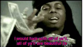 Lil wayne ft mack maine-throw it back(LYRICS)Video with pictures