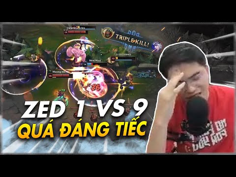 [CUSTOM COMMENT] ZED SHOWS HIS GODDAMN SKILLS IN THE BATTLE! 1 VS 9 IS REAL!