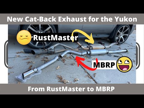 MBRP 3" Cat Back Exhaust Install | 2007-20014 GMC Yukon Chevy Tahoe | GM Fullsize NNBS