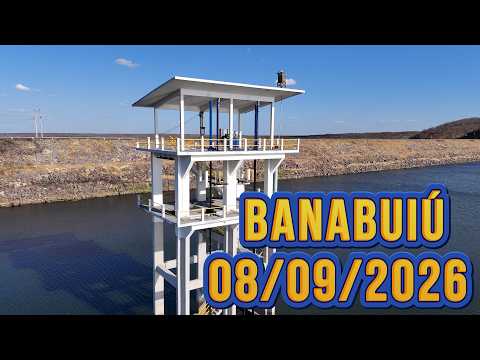 AÇUDE BANABUIÚ DADOS ATUALIZADOS 08/09/2026 CEARÁ