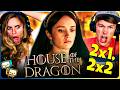 HOUSE OF THE DRAGON 2x1 2x2 Reaction Game Of Thrones Matt Smith Emma D Arcy Olivia Cooke