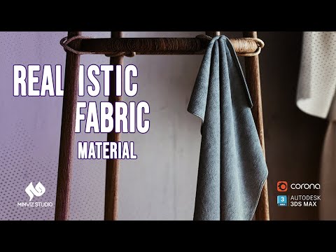 Realistic Fabric Material in 3ds Max | Corona Renderer