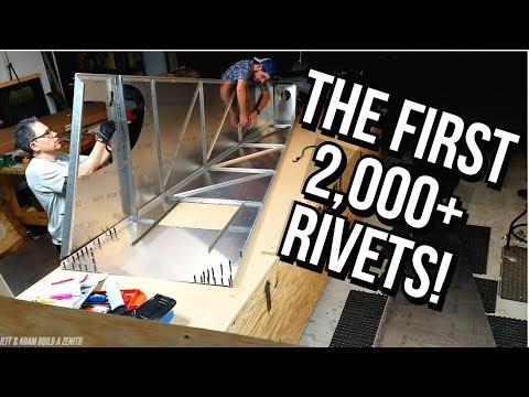 Aft Fuselage Prep & Assembly (Timelapse Heavy) - Jeff and Adam Build a Zenith