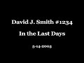 David J. Smith #1234 In the Last Days