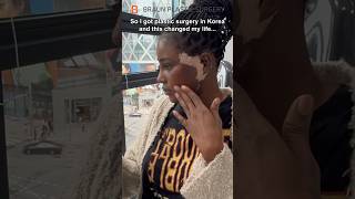 One of the best results😍 #fyp #beforeandafter #plasticsurgeryinkorea #facialcontouring #rhinoplasty