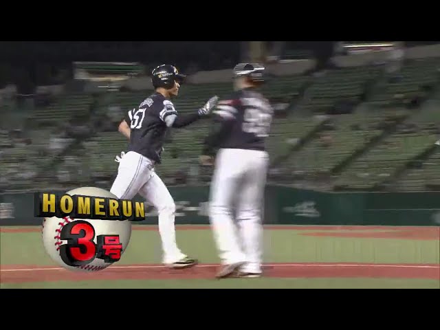【6回表】ライトスタンドを越えた!! ホークス・上林 特大の第3号ホームラン!! 2018/5/9 L-H