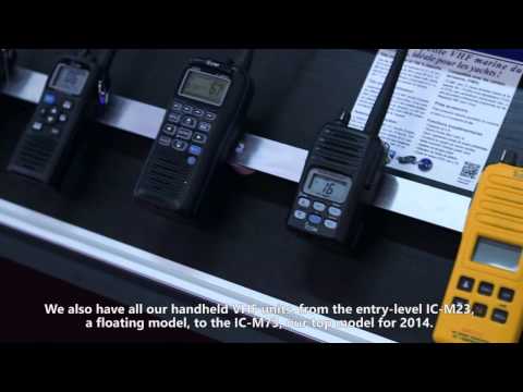 Icom at the 2013 Paris Boat Show, Nautic