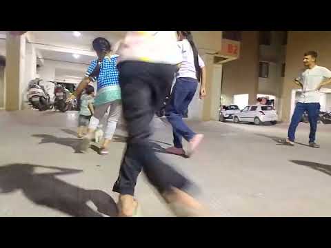 Pushti and her freind playing with puppy 