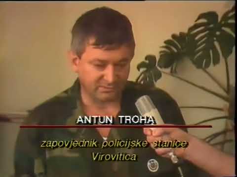 01.07.1991. Tri člana jugoslavenske obavještajne službe KOS-a uhićeni u Virovitici - Virovitica