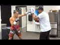 FAZE JARVIS WARMING UP RIGHT BEFORE HIS BIG BOUT WITH MICHAEL LE