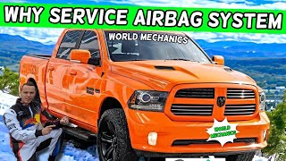 DODGE RAM WHY SERVICE AIRBAG SYSTEM WARNING DODGE RAM 1500 2500 3500 2013 2014 2015 2016 2017 2018