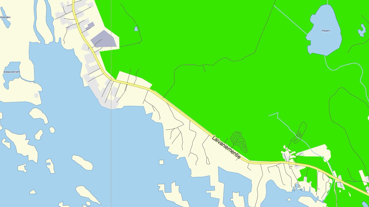 Kemi Tornio Finland printable editable layered Vector Map