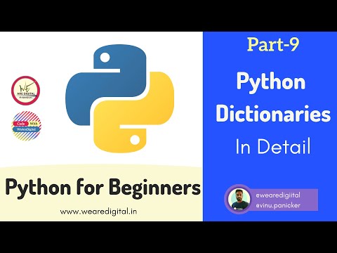 Python For Beginners Part 9 Python Dictionaries Learn Python In Hindi Easy Tutorial