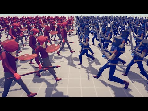[500x BATTLE] PAINTERS vs SQUIRES - Totally Accurate Battle Simulator