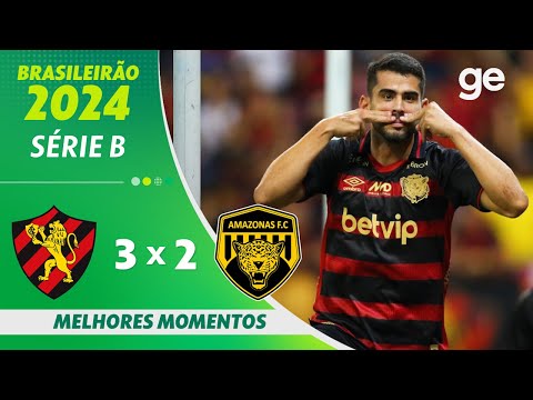 Gols e lances de Sport x Amazonas