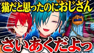 トルネコを猫だと思って近づいたら太ったおじさんで最悪な気分になる緑仙【にじさんじ切り抜き】【アンジュ・カトリーナ、緑仙】