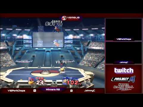 VS Weekly -11/12/14 -Winners R2- VS|PorkChops (Falco) vs JohnnyC (Mario)-ProjectM