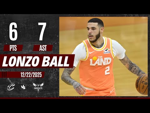 Lonzo Ball - Highlights vs Charlotte Hornets: 6 PTS, 2 REB, 7 AST, 1 STL, 2/5 FG, 2/4 3PT