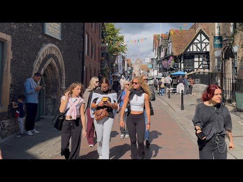 Uk Citys 🇬🇧 Canterbury Kent , England uk , Home to Canterbury Cathedral 