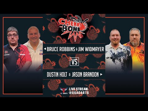 Bruce Robbins & Jim Widmayer vs Dustin Holt & Jason Brandon | 501 Doubles Round 3 | Cherry Bomb 2022