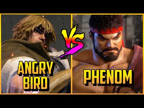 SF6  ▰ AngryBird's Insane Ken Vs Phenom  【Street Fighter 6 Beta #2】