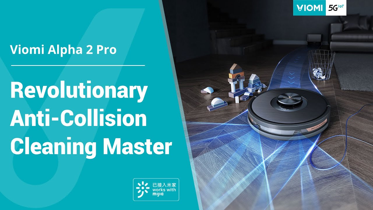 Робот-пылесос Viomi Robot Vacuum Alpha 2 Pro, чёрный Уценка № 00090