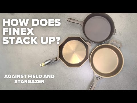 Testing a Finex 10" Skillet against a Stargazer and Field