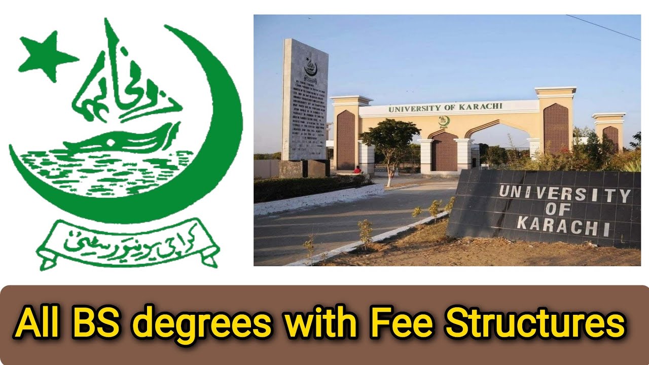 University of Karachi | BS degrees with fees structures | All departments of KU
