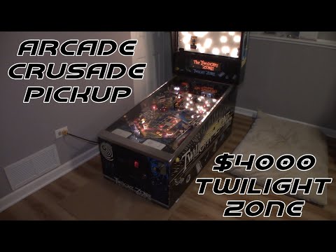 New pickup! What does a $4000 Twilight Zone Pinball Machine look like?
