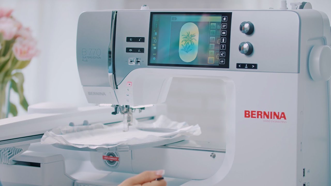 Vidéo de présentation du module de broderie BERNINA SDT série 7 et 8 — Smart Drive Technology